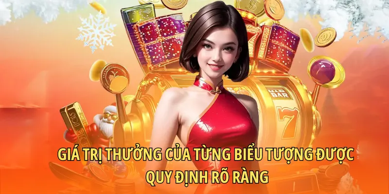 Giá trị thưởng của từng biểu tượng được quy định rõ ràng