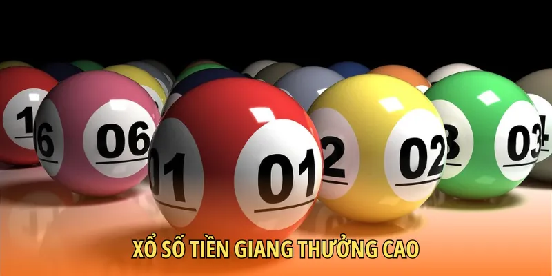 Thưởng của loại hình xổ số rất cao